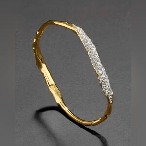 Alexis Bittar Gold Bracelet with Silver Detailing